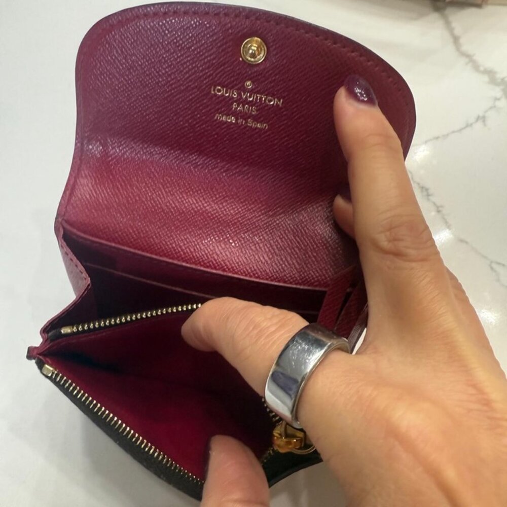 Louis Vuitton Rosalie Coin Purse. - Picture 5 of 9